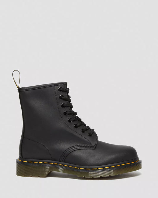 DR. MARTENS - Bottines 1460 GREASY - Noir