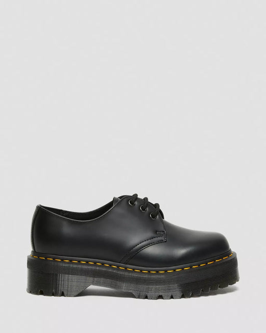 DR. MARTENS - Chaussures à lacets 1461 QUAD - Noir