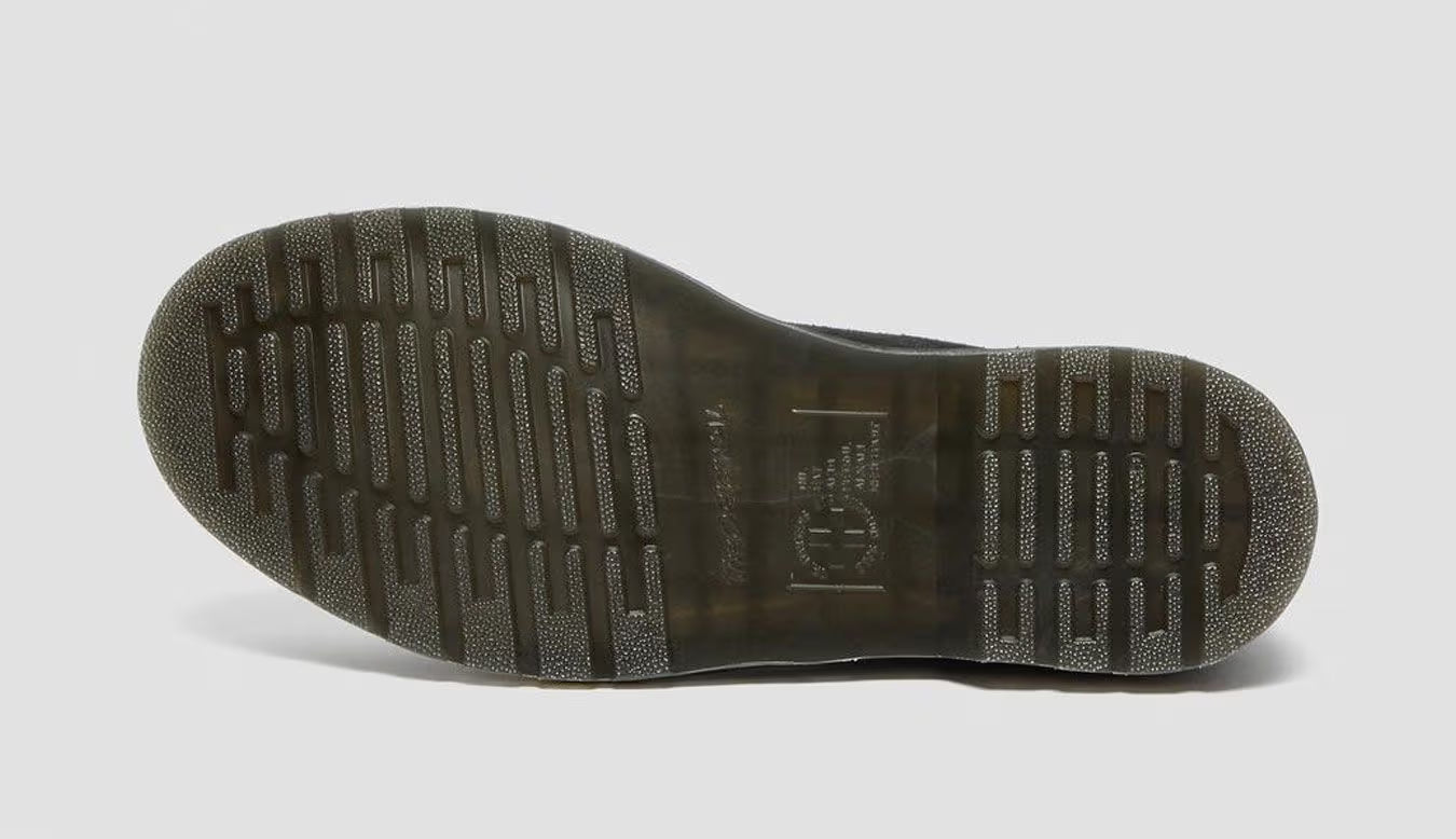 DR. MARTENS - Chaussures à lacets 1461 SUEDE - Noir