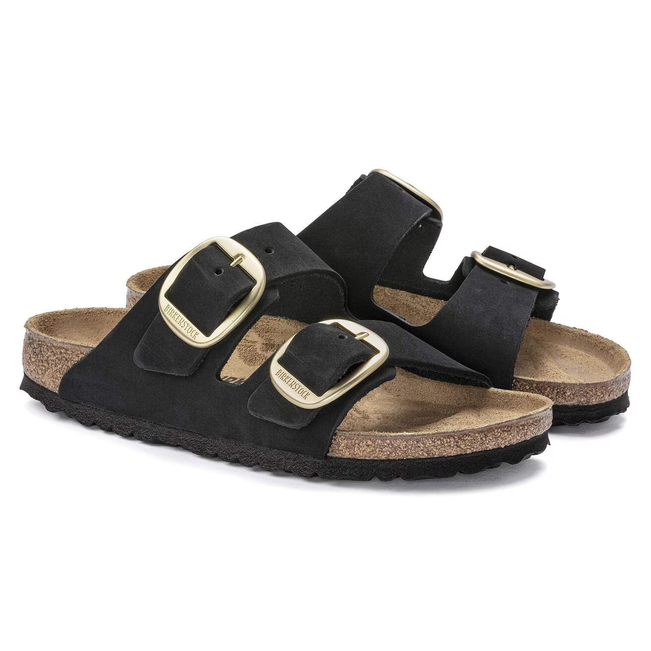 BIRKENSTOCK - Sandale ARIZONA - Grosse boucle - Nubuck - Desert black
