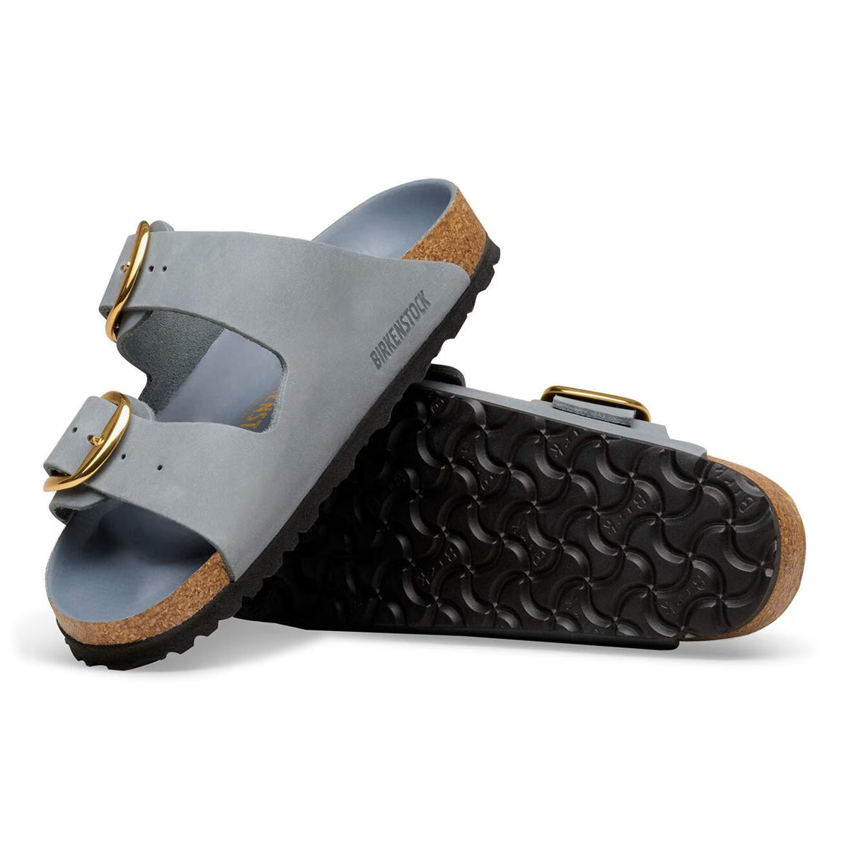 BIRKENSTOCK - Sandales ARIZONA - Grosse boucle - Cuir huilé - Basalt gray