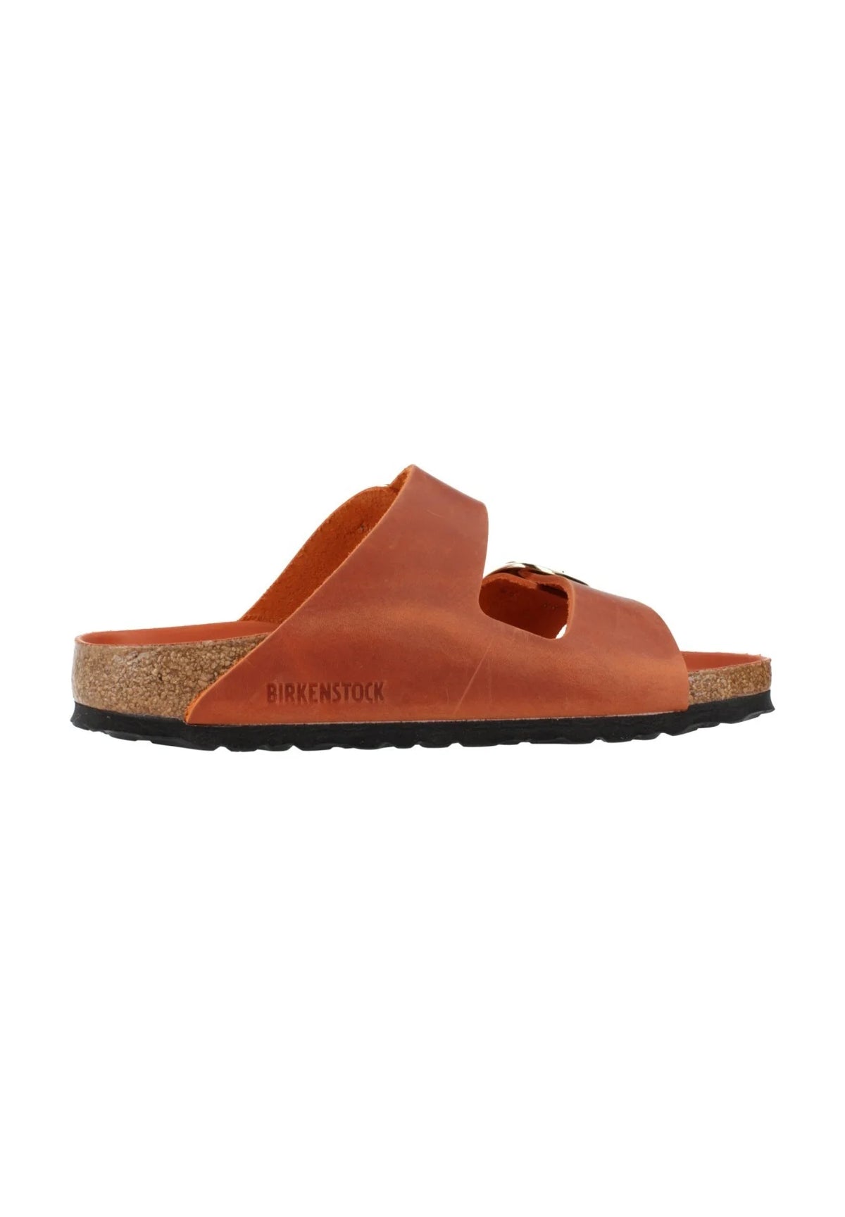 BIRKENSTOCK - Sandales ARIZONA - Grosse boucle - Cuir - Orange brûlé