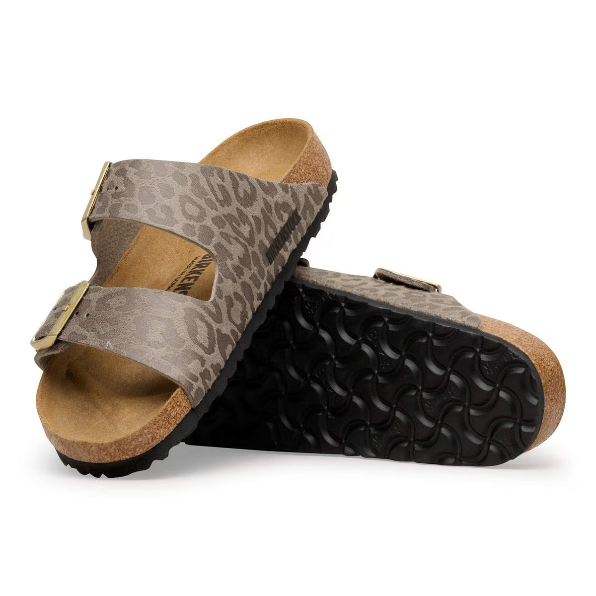 BIRKENSTOCK - Sandales ARIZONA - Leo gray taupe