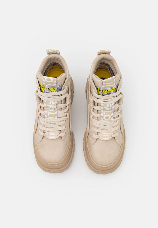 BUFFALO - Sneakers plateformes ASPHA MID - Beige