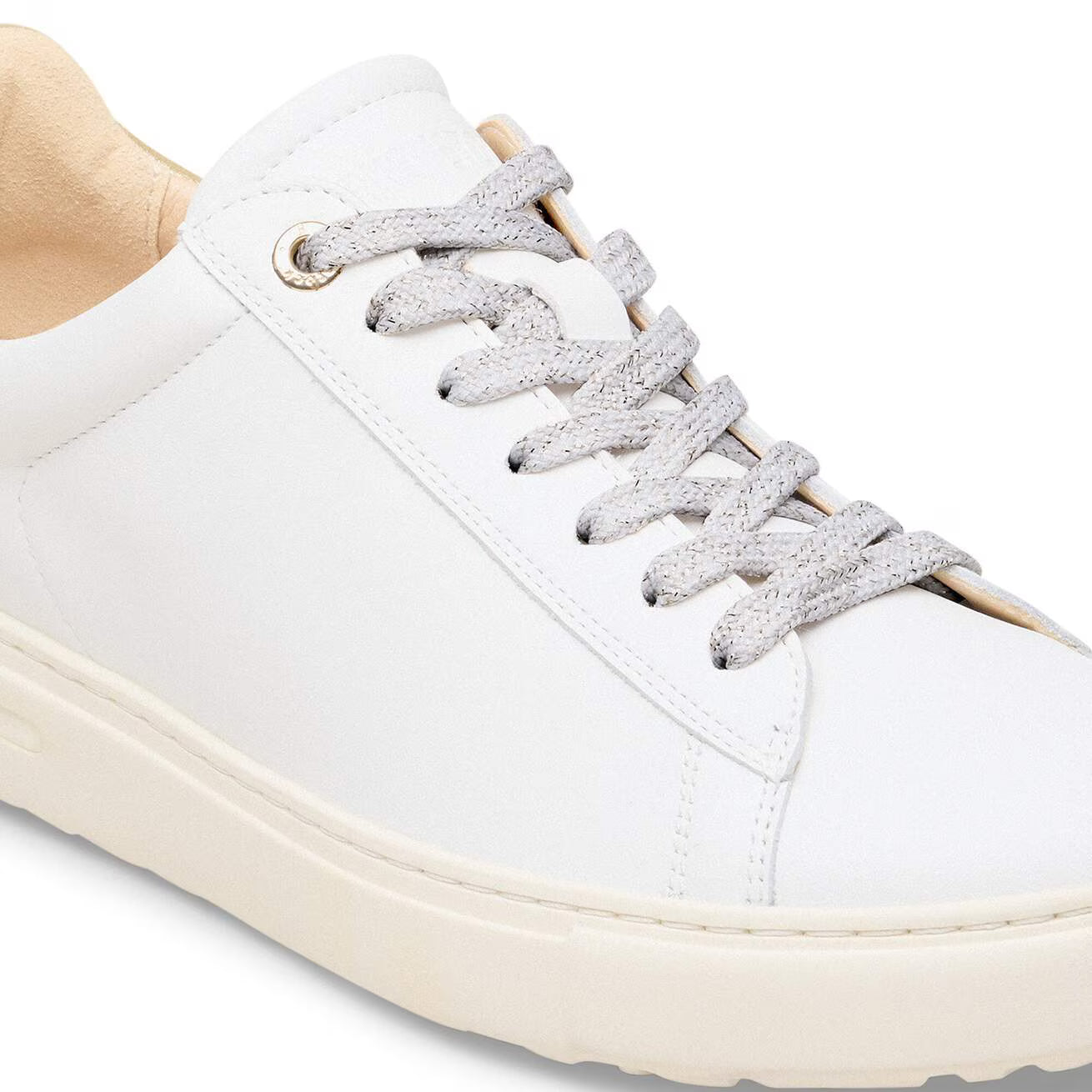 BIRKENSTOCK - Basket BEND LOW - Cuir naturel - Blanc Doré