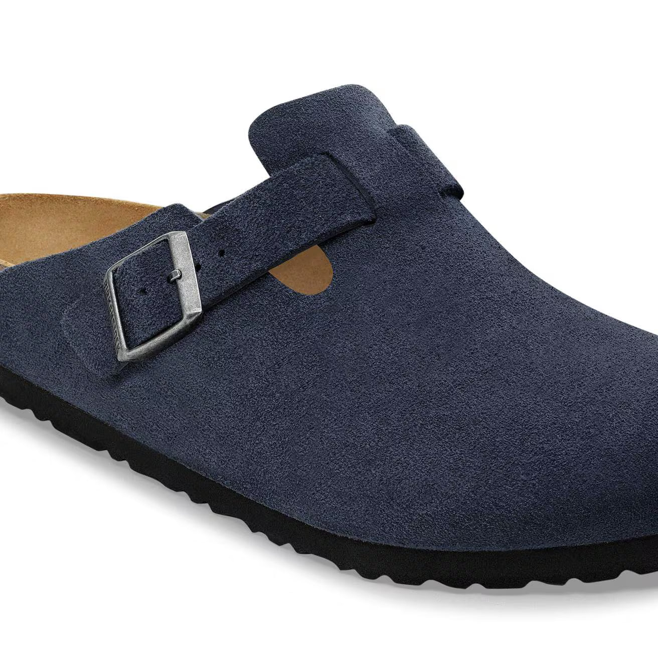 BIRKENSTOCK - Mule BOSTON - Suède - New navy