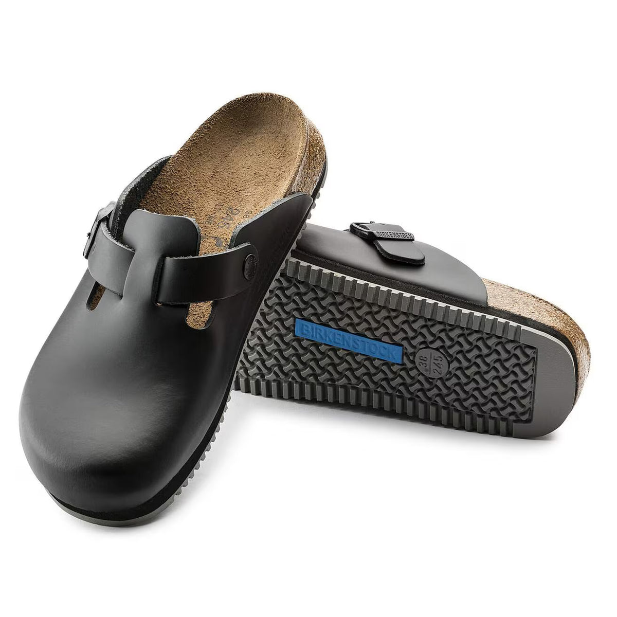 BIRKENSTOCK - Sabots BOSTON GRIP - Noir