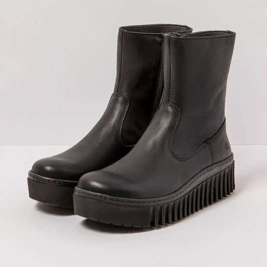 ART COMPANY - Bottine Brighton - Cuir - Noir