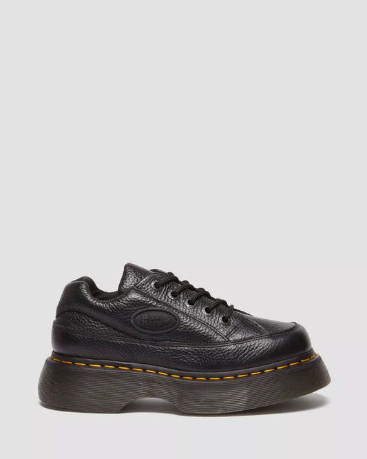 DR. MARTENS - Baskets BUZZ 5I - Cuir NAPPA - Noir