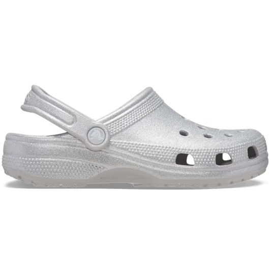 CROCS - Sabots iconiques CLASSIC CLOG - Silver Glitter