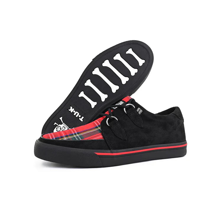 TUK - Sneakers creepers - Daim végétal - Tartan