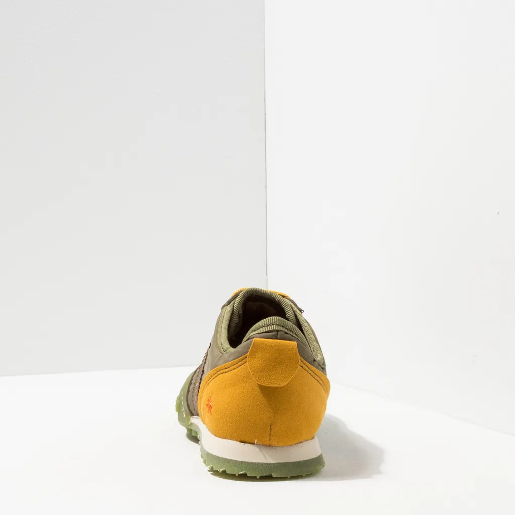 ART COMPANY - Basket Cross Sky - Kaki - Jaune