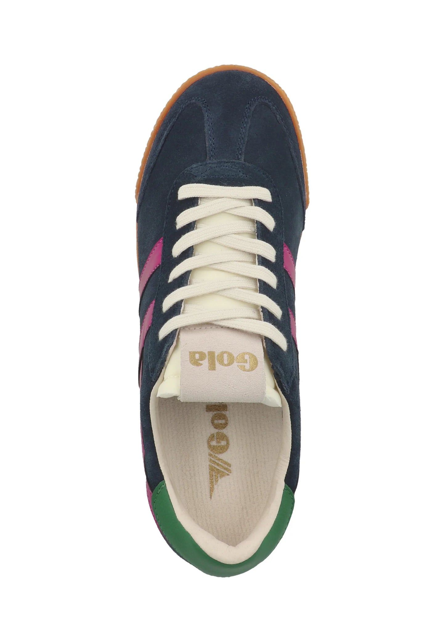 GOLA - Sneakers ELAN - Daim - GLITZ - Navy / Fushia / Emerald