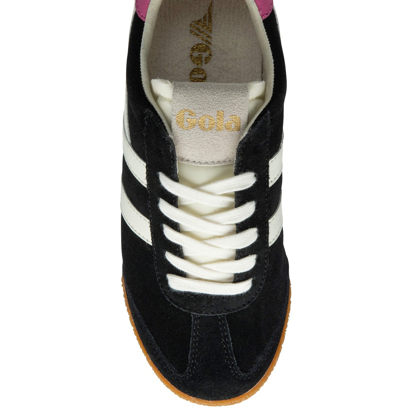 GOLA - Sneakers ELAN - Daim - black / offwhite / fushia