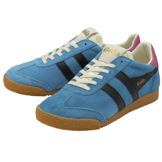GOLA - Sneakers ELAN - Daim - bleu / black / fushia