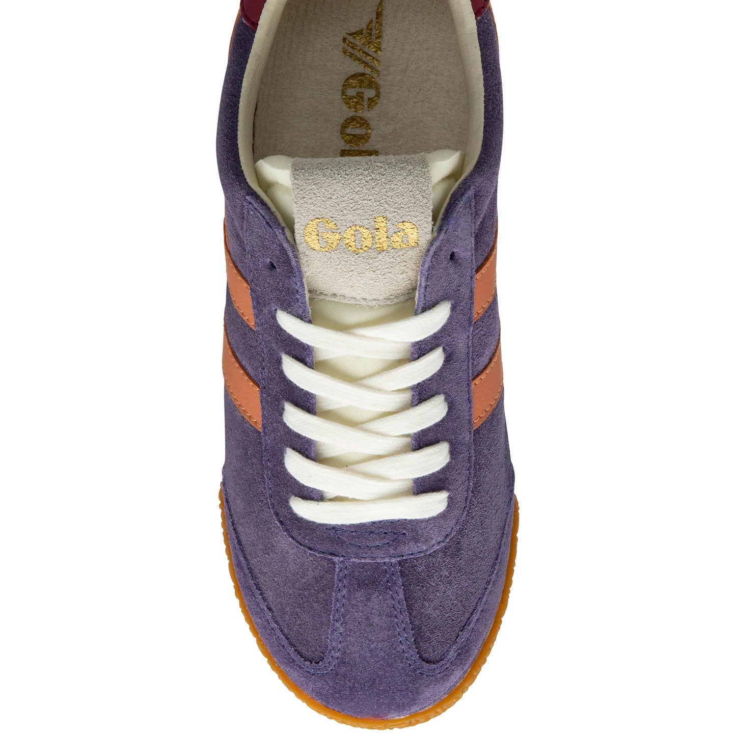 GOLA - Sneakers ELAN - Daim - Prune / Terracotta / Cerise