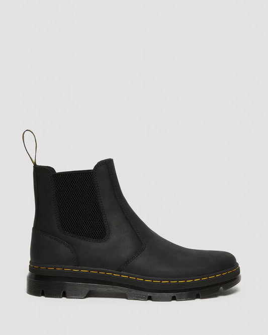 DR. MARTENS - Boots EMBURY - Cuir Wyoming - Noir