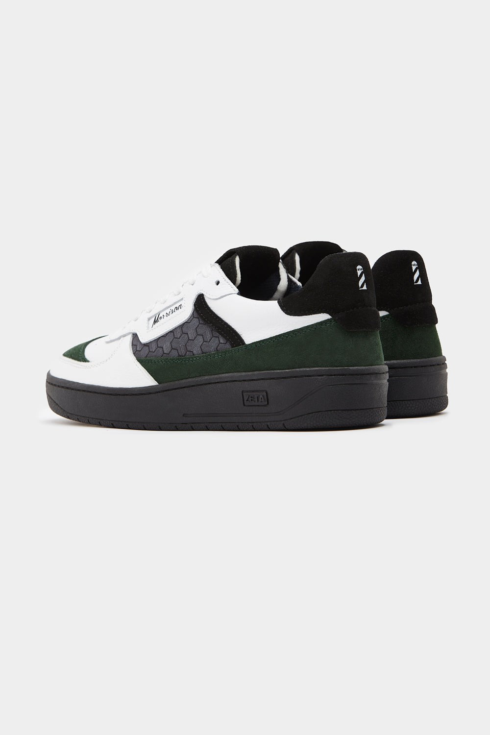 MORRISON - Sneakers EXPLORER - Noir/blanc/vert