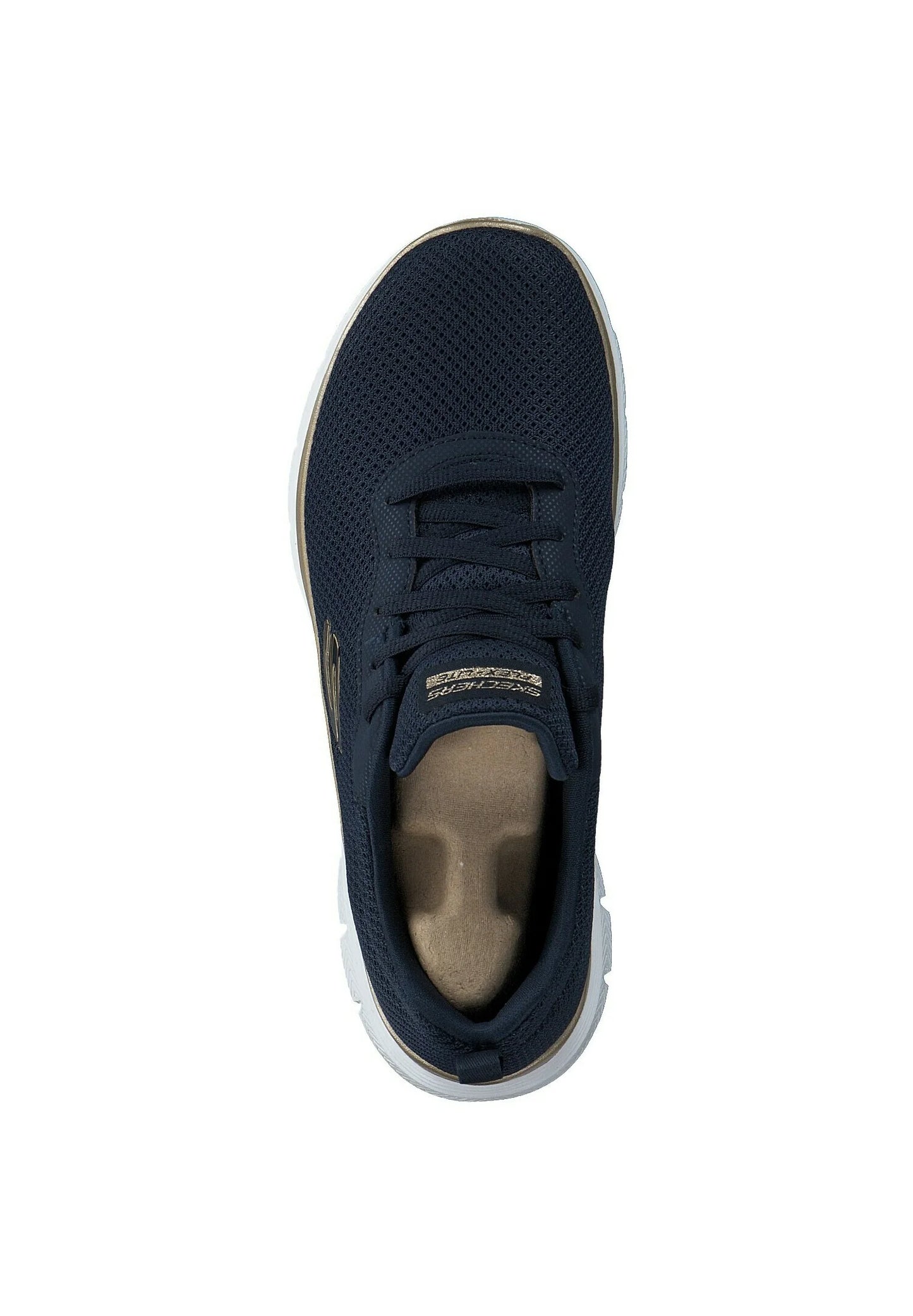 SKECHERS - Basket FLEX APPEAL - Navy/gold