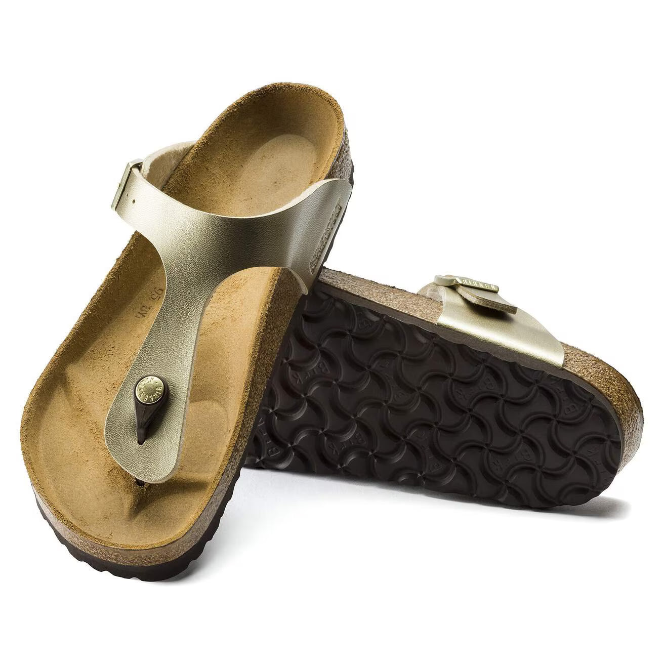 BIRKENSTOCK - Mule GIZEH - Gold