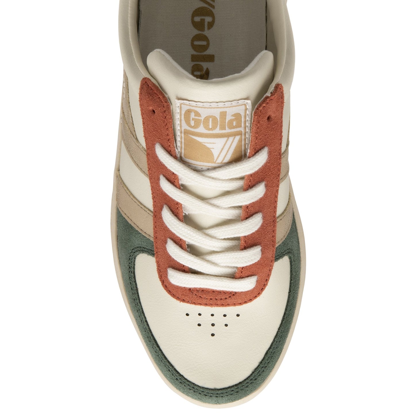 GOLA - Sneakers GRANDSLAM QUAD Recyclé - Offwhite / Sage / Gold
