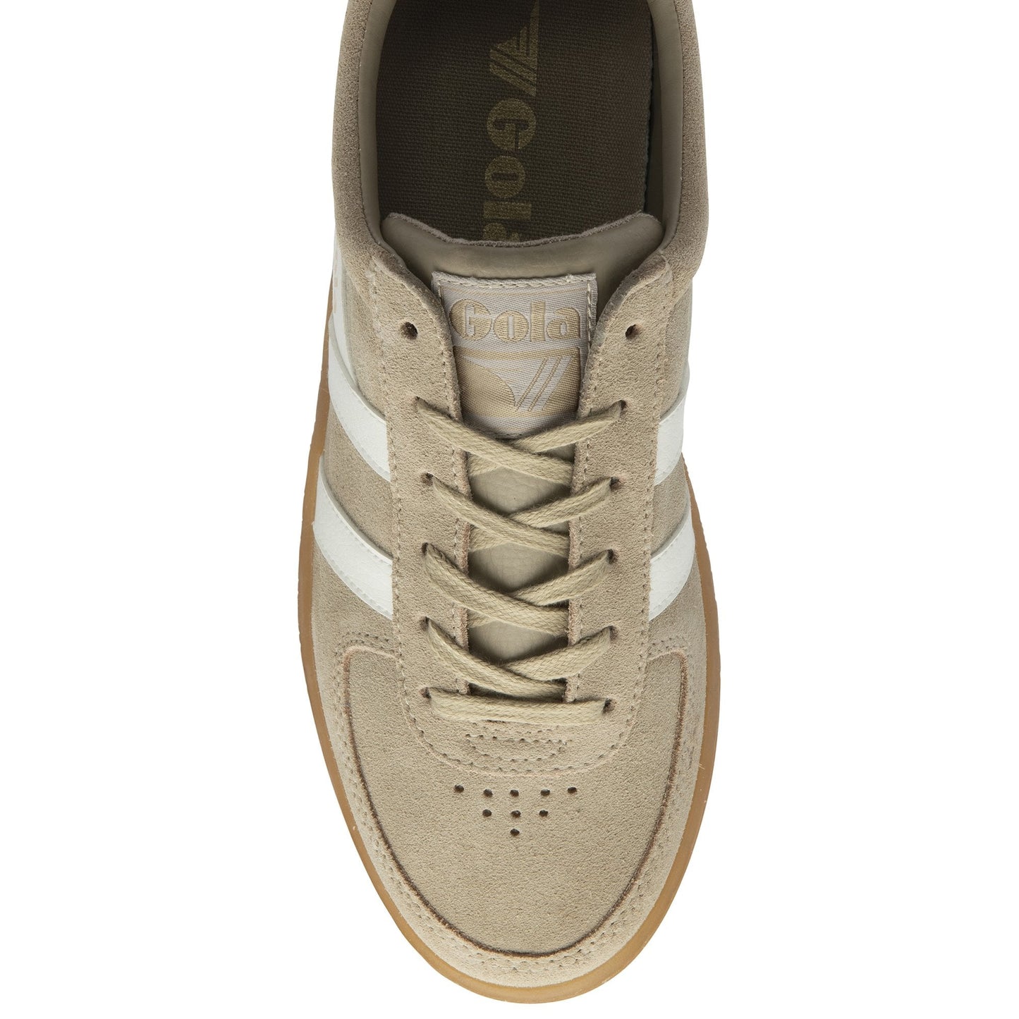 GOLA - Sneakers GRANDSLAM - Suède - Bone / Offwhite / Gum