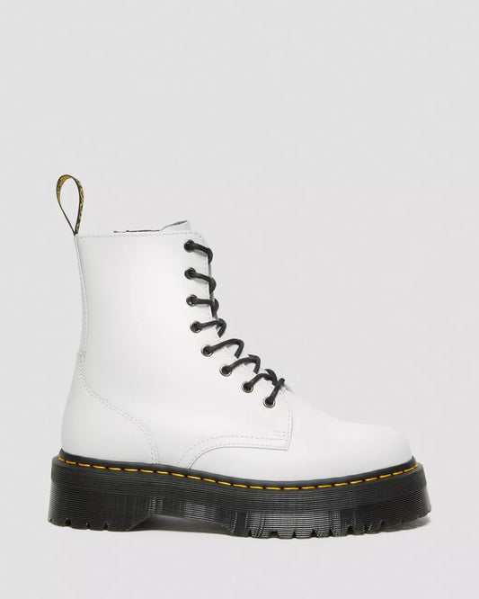 DR. MARTENS - Bottines JADON - Cuir smooth - Blanc