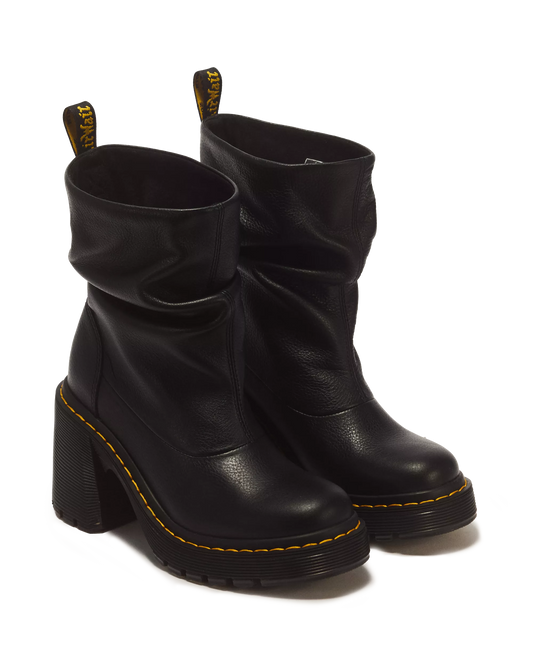 DR. MARTENS - Bottine KASEY LO - Cuir Virginia - Noir