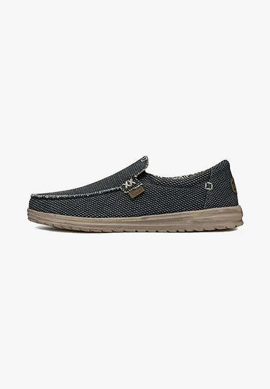 HEY DUDE - Sneaker MIKKA BRAIDED - Toile de coton Biologique - Deep Blue