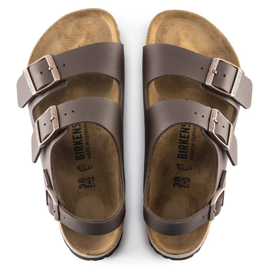BIRKENSTOCK - Sandales MILANO - Marron foncé