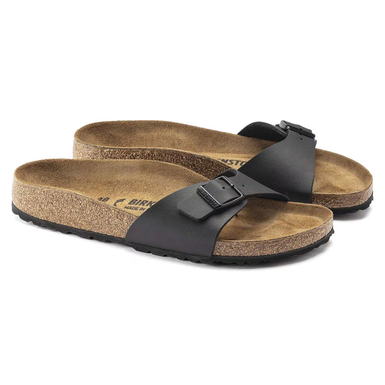 BIRKENSTOCK - Mule MADRID Nubuck - Noir