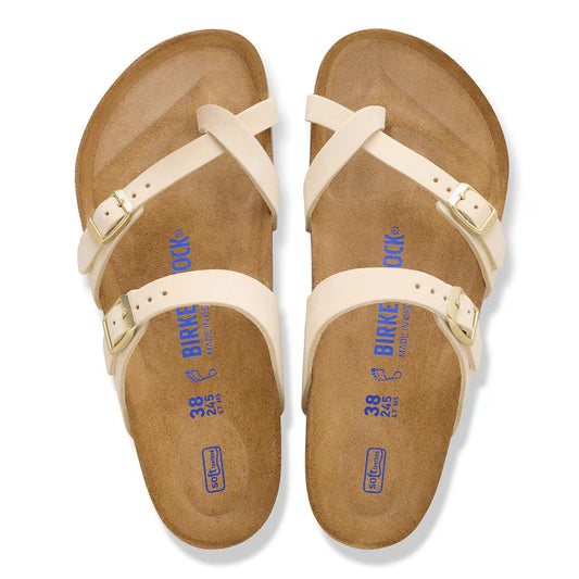 BIRKENSTOCK - Sandale MAYARI Nubuck - Écru