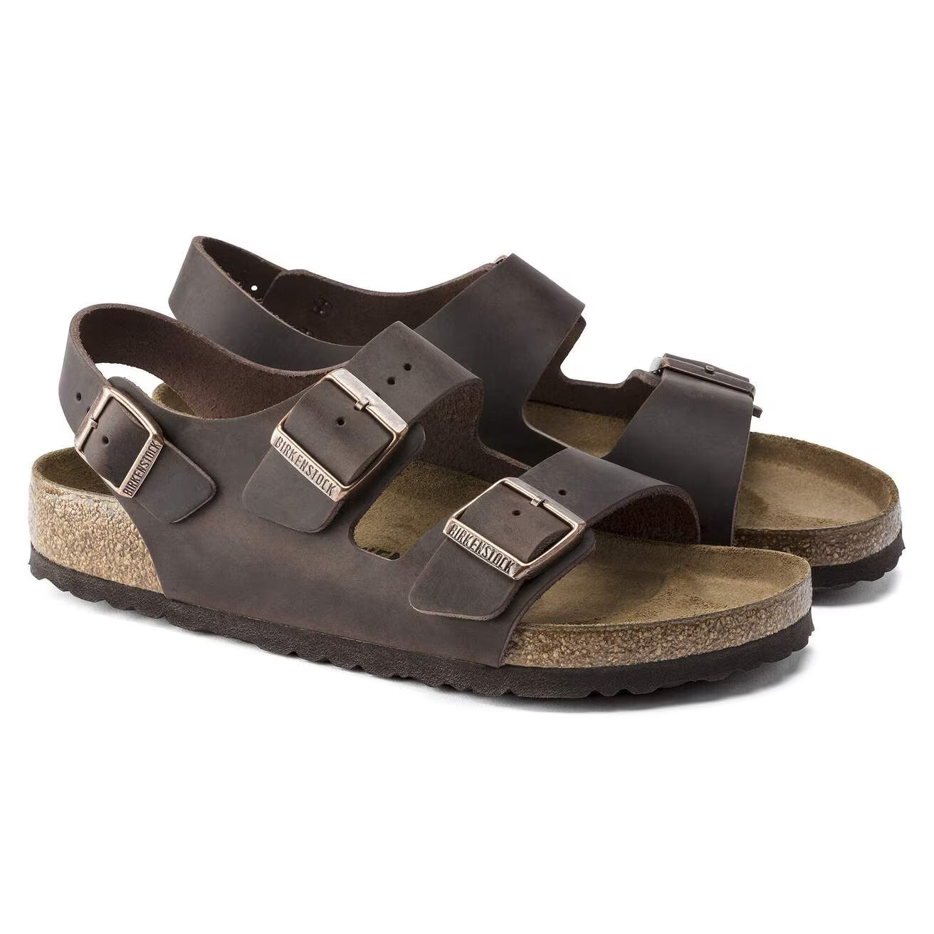 BIRKENSTOCK - Sandale MILANO - 3 boucles - Habana