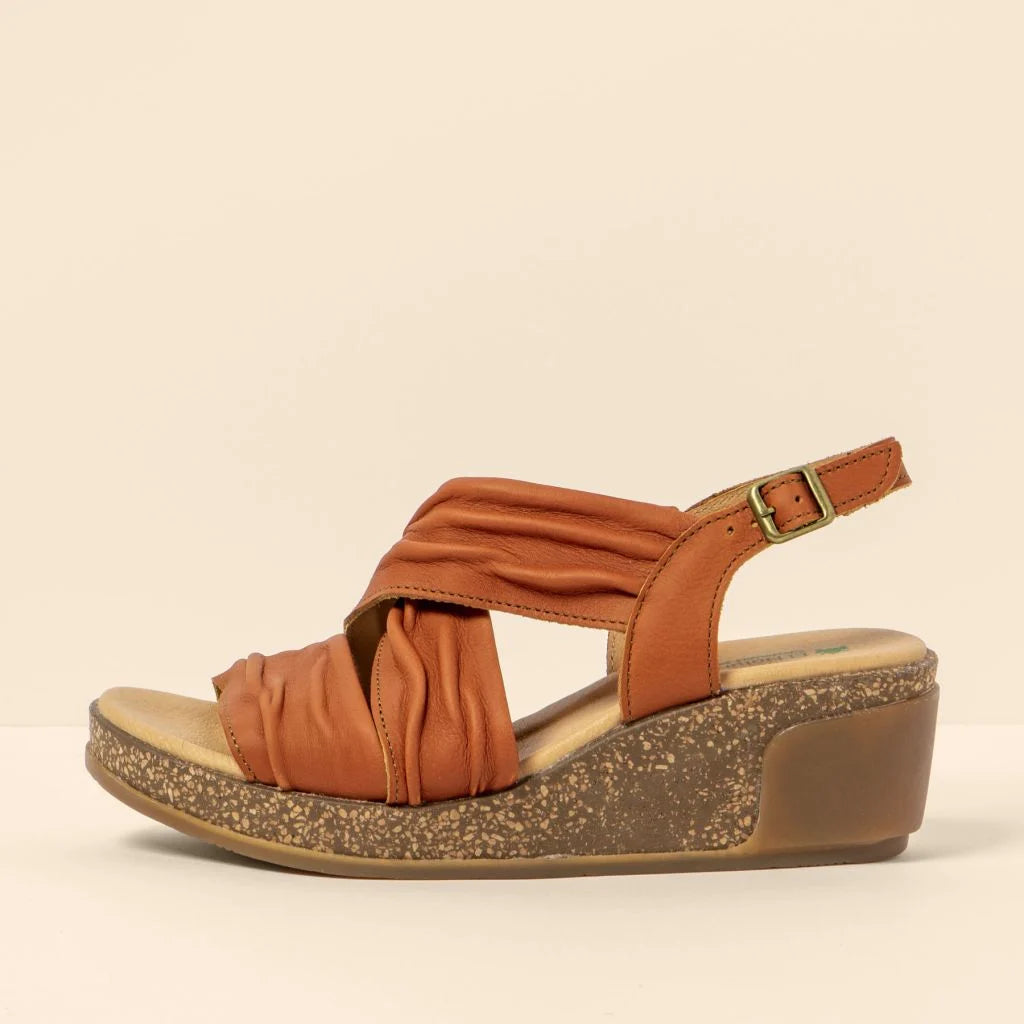 EL NATURALISTA - Sandales N5117 LEAVES - Cuir - Toffee