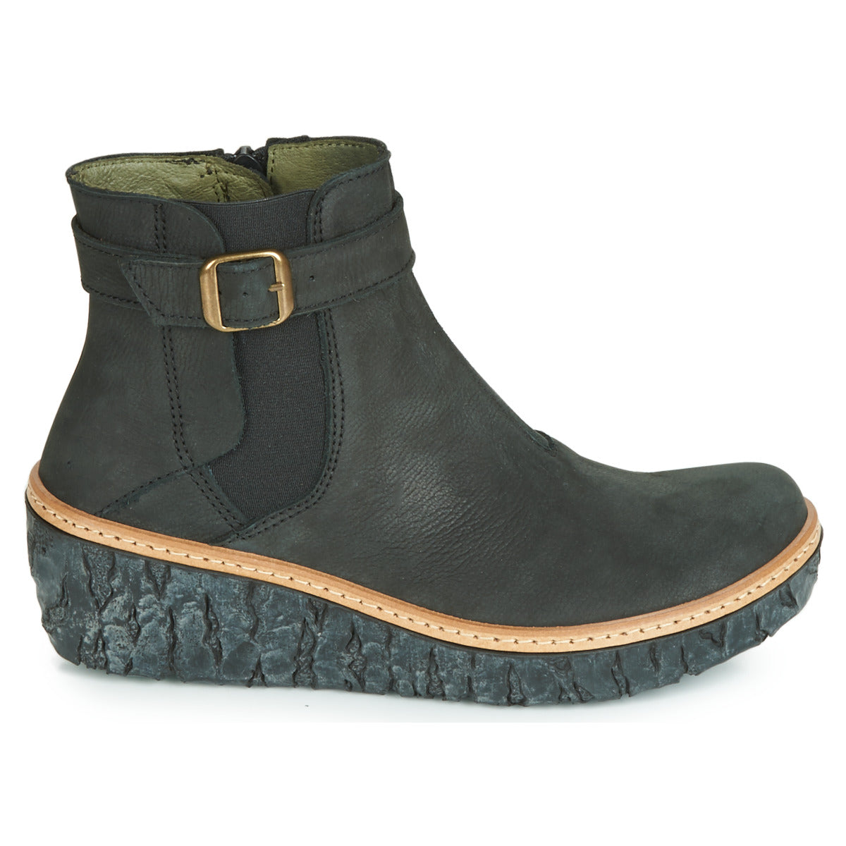 EL NATURALISTA - Bottines N5139 DRASIL MYTH - Cuir - Noir