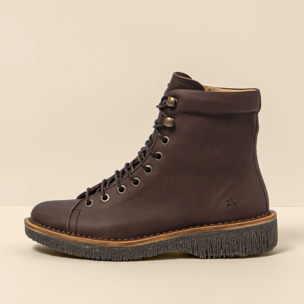 EL NATURALISTA - Bottines N5572 VOLCANO - Cuir de veau - Marron