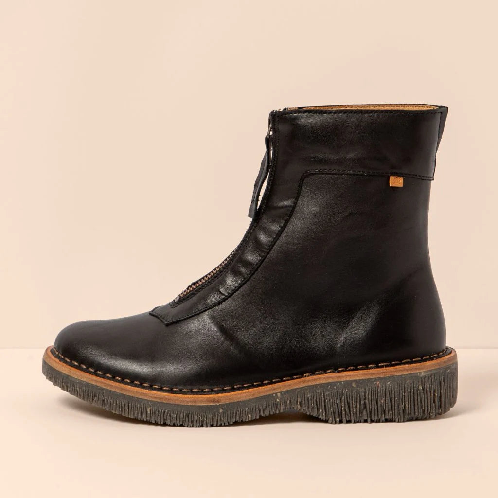 EL NATURALISTA - Bottines N5581 VOLCANO - Cuir de veau - Noir