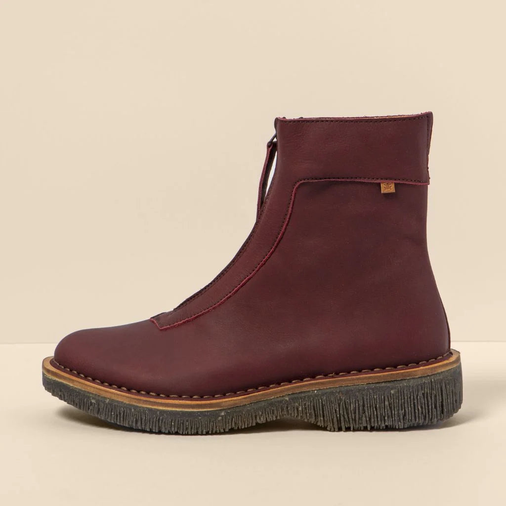 EL NATURALISTA - Bottines N5581 VOLCANO - Cuir de veau - Bordeaux