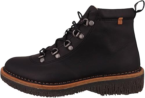 EL NATURALISTA - Bottines N5583 VOLCANO - Cuir de veau - Noir