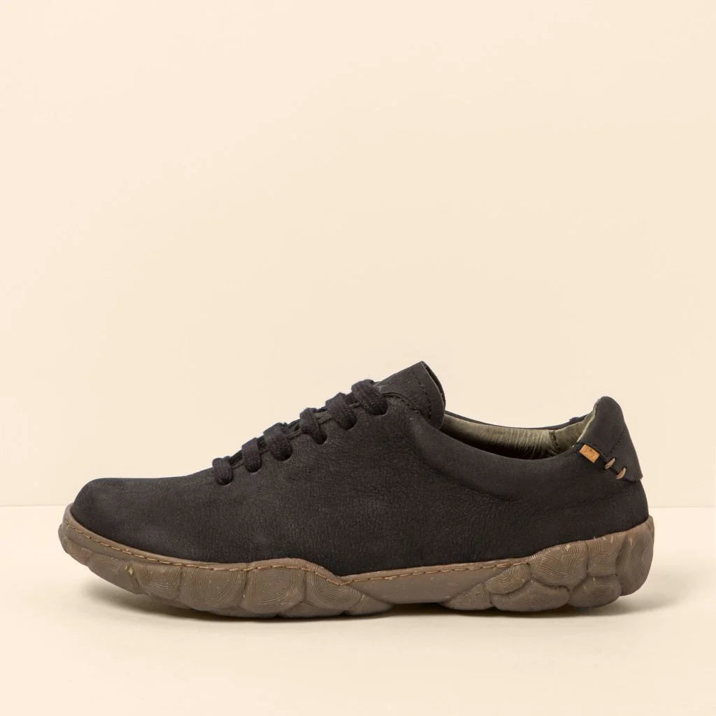 EL NATURALISTA - Baskets N5616 TURTLE BASSE - Cuir de veau - Noir