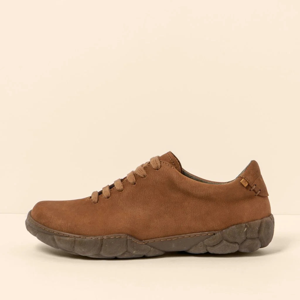 EL NATURALISTA - Baskets N5616 TURTLE BASSE - Cuir de veau - Wood