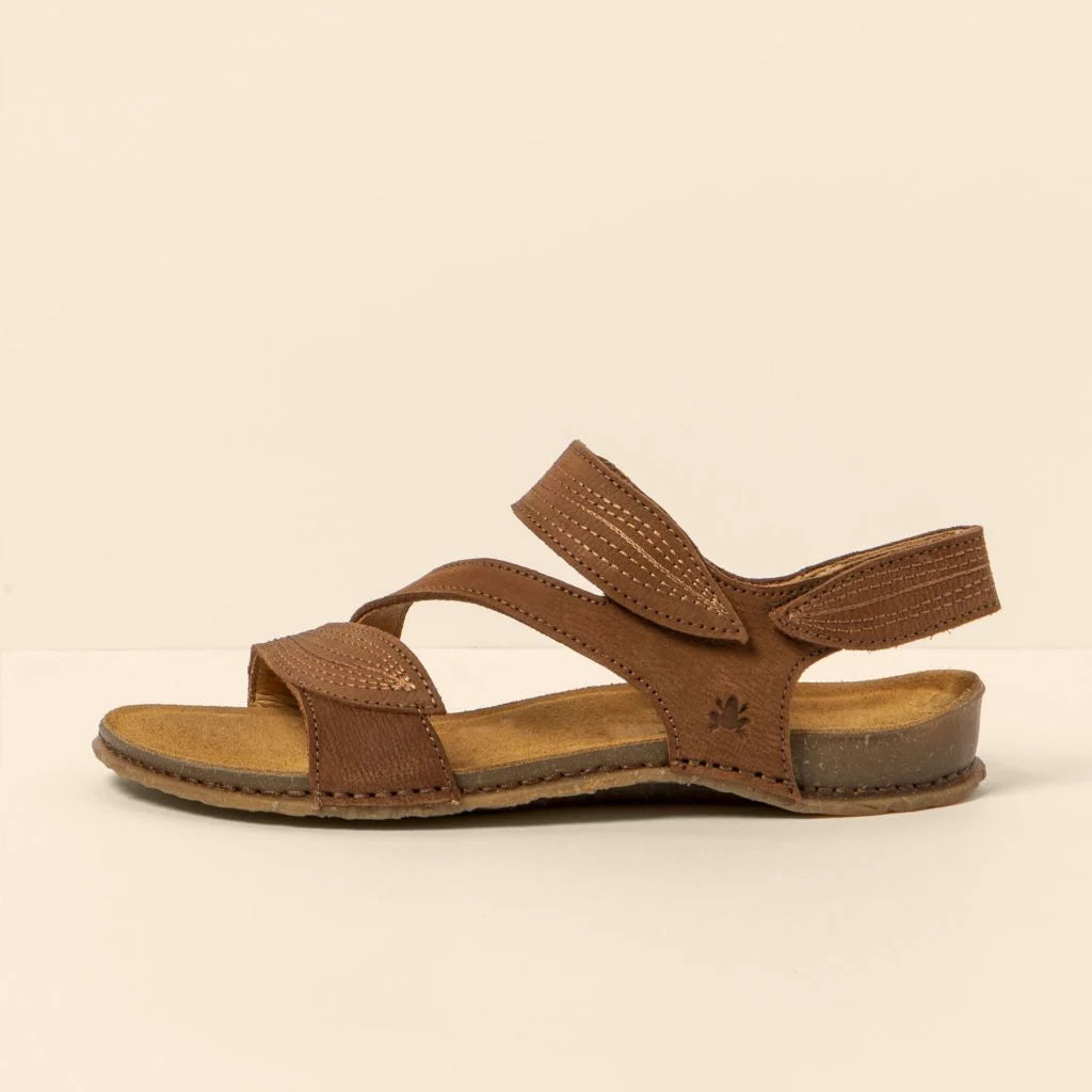 EL NATURALISTA - Sandales N5810 PANGLAO - Nubuck lavé de veau - Wood
