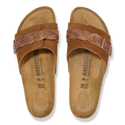 BIRKENSTOCK - Mule OITA tressée Suède - Mink