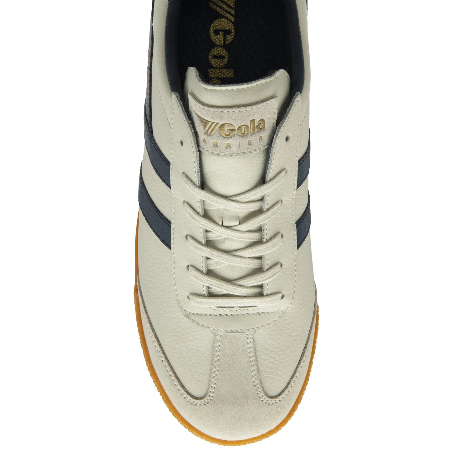 GOLA - Basket HARRIER - Cuir - Off white/Navy
