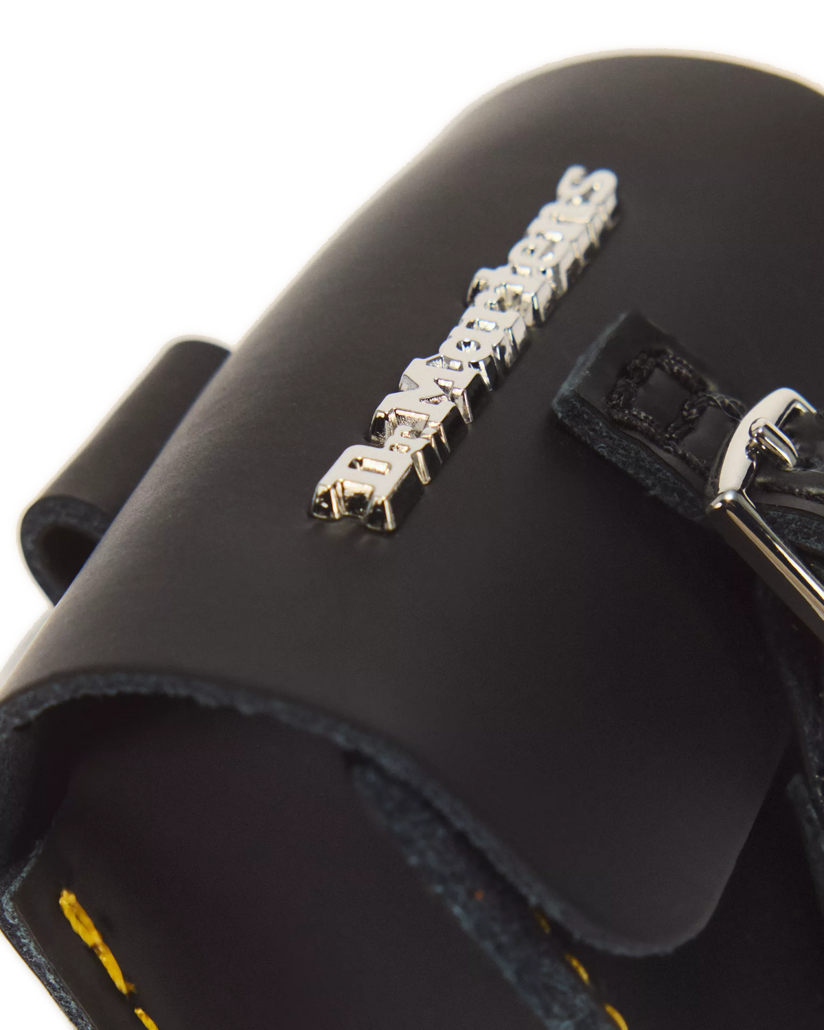DR. MARTENS - Pochette avec anneau - Cuir Smooth - Noir