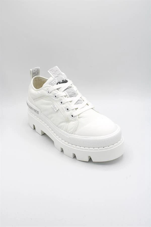 BUFFALO - Sneakers RAVEN LO - Nylon - Blanc