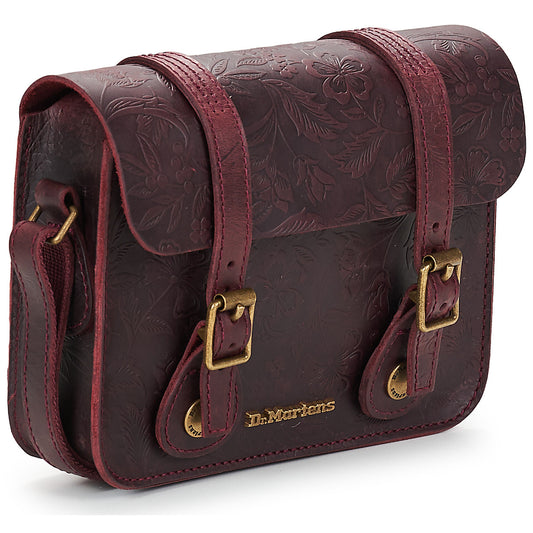 DR. MARTENS - Sac à bandouillère - Crazy Horse - Floral Cherry Red