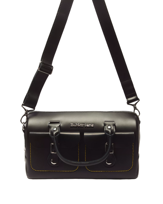 DR. MARTENS - Sac en cuir Kiev à anses supérieures - Noir