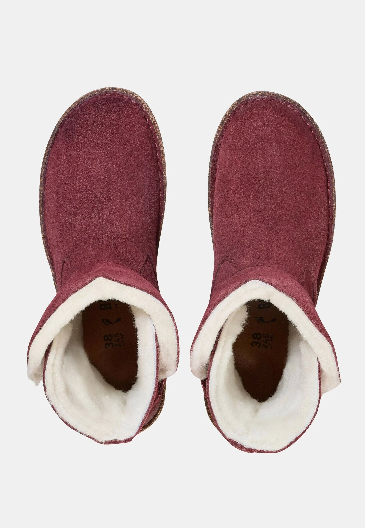 BIRKENSTOCK - Boots de neige UPPSALA SHEARLING - Bordeaux