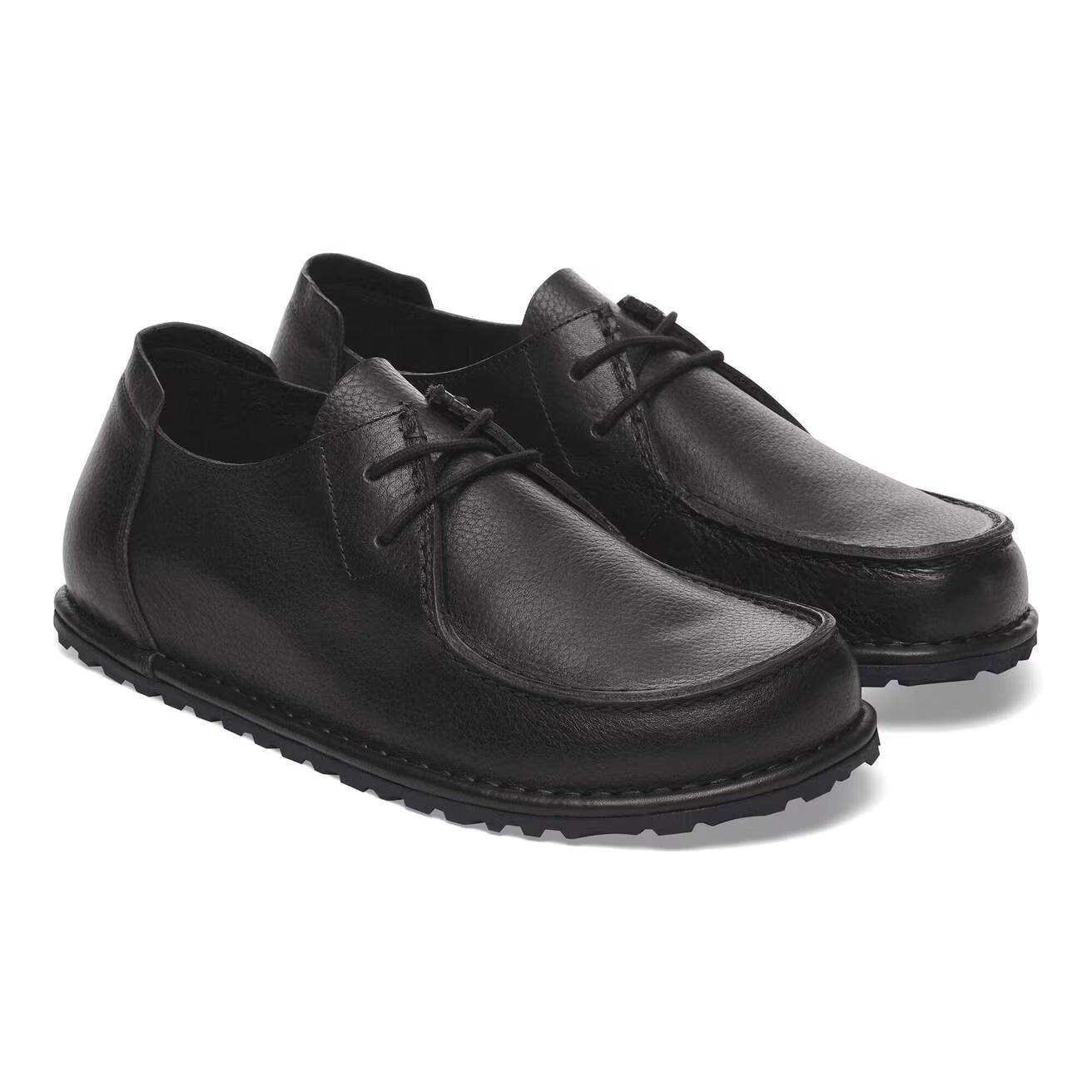 BIRKENSTOCK - Chaussure de ville UTTI LACE - Cuir - Noir